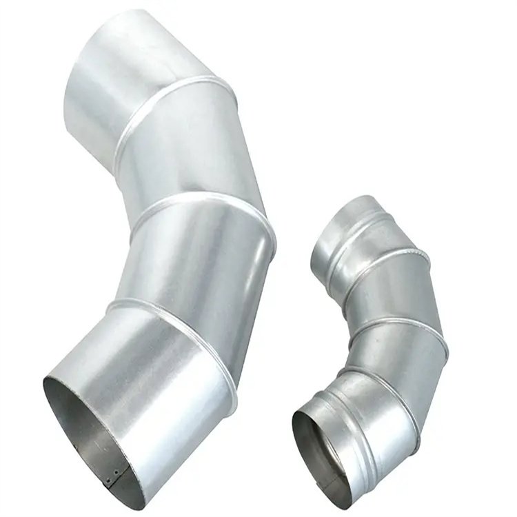 绿盛镀锌弯头90度直角 碳钢烟囱风管配件的优质选择与厂家直供优势